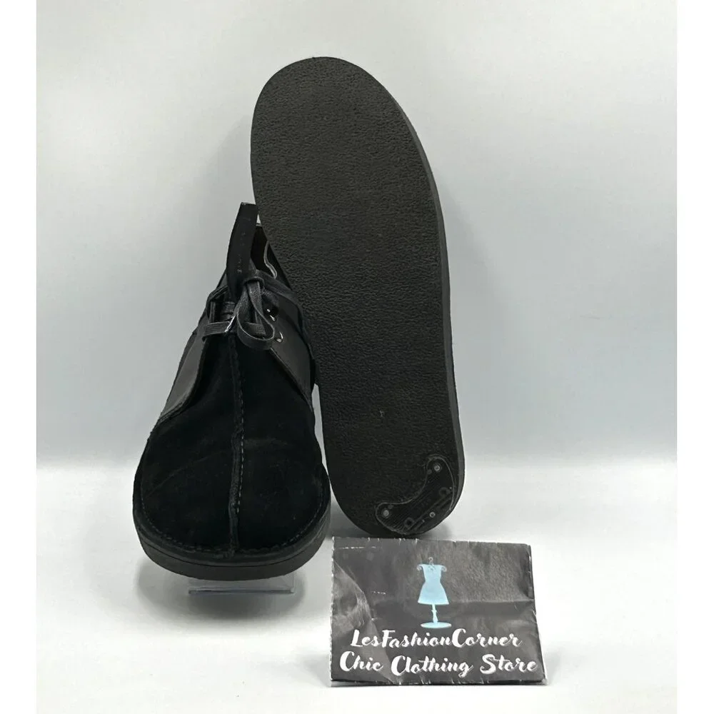 British Walkers Men's Black Suede Leather Kingston Desert Trek Boot Sz 11.5 3035 - Picture 3 of 16